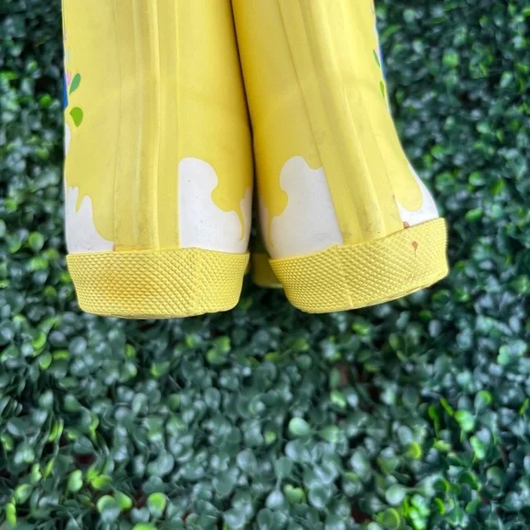 HUNTER X PEPPA PIG CLASSIC MUDDY PUDDLES WELLINGTON BOOTS SIZE 1 kids - Picture 5 of 9